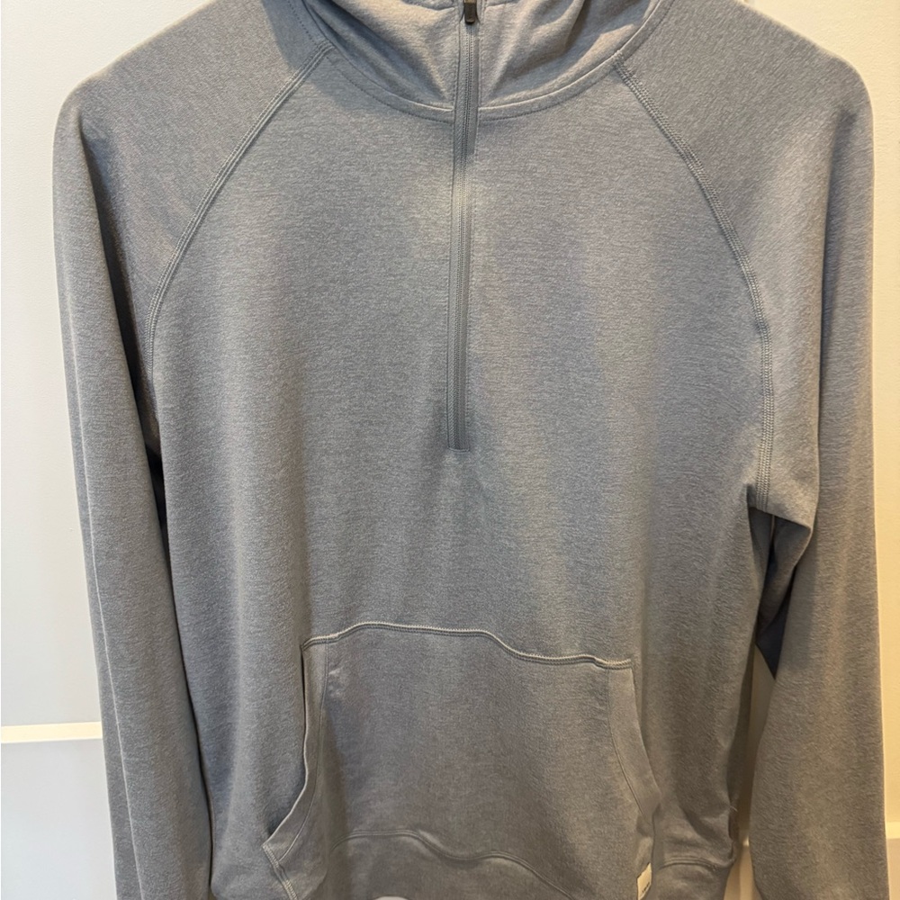 Vuori Men's Light Gray Hoodie - Picture 10 of 11